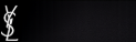 YSL logo on a black background